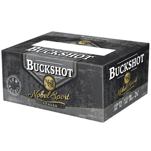 Noble Sport Buckshot Law Enforcement Shotshells 12 ga 2-3/4" 9 pellet 1200 fps00 10/ct