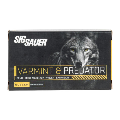 SIG AMMO 223REM 55GR VARMINT & PREDATOR 20RD