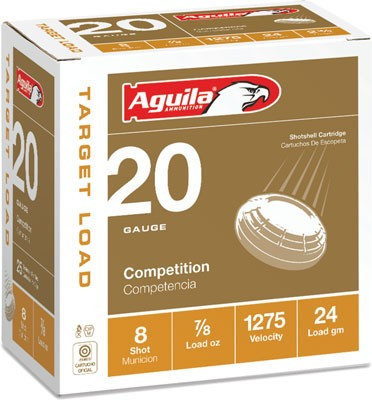 AGUILA SHOTSHELL 20GA 2.75" 7/8OZ8 250RD CASE LOT