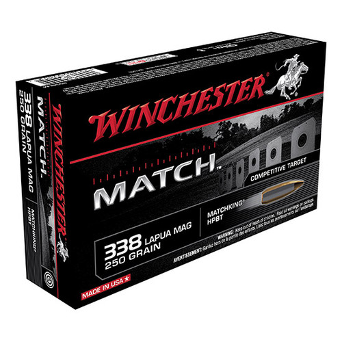 WIN MATCH 338LAP 250GR BTHP 20/10