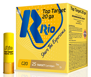 RIO TOP TARGET 20GA 7/8OZ7.5 25/10