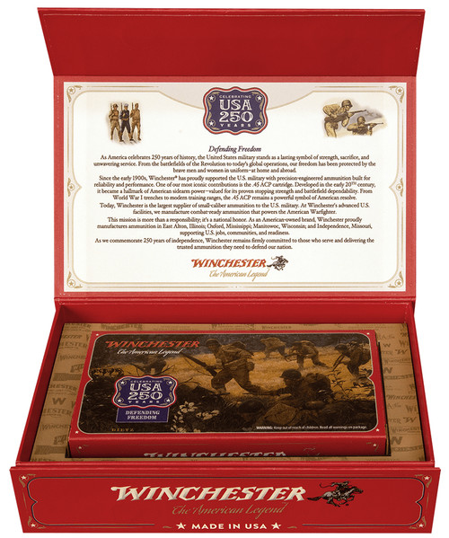 WIN USA 250TH 45ACP 230GR FMJ 50/6