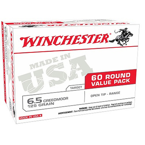 WIN USA 6.5CREED 125GR HP 60RD VALUE PACK 60/4