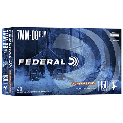 FED POWER-SHOK 7MM-08 150GR SP 20/10
