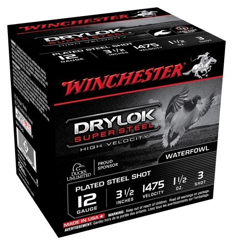 WINCHESTER DRYLOK 12GA 3.5" 1-1/2OZ3 1475FPS 25RD 10B/CS