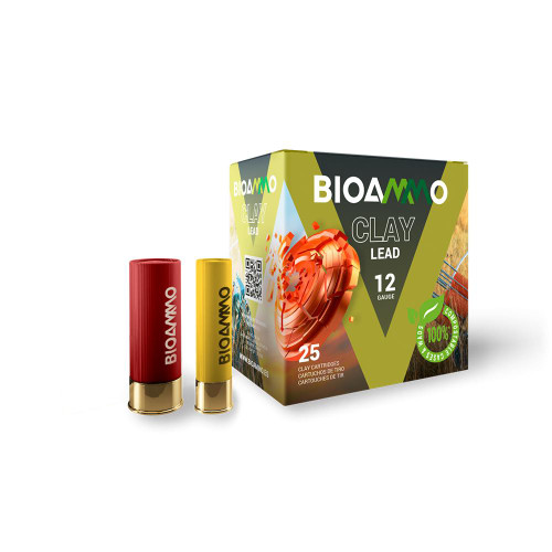 BIOAMMO Lead Target Shotshells 12 ga 2-3/4" 7/8 oz 1350 fps7.5 25/ct