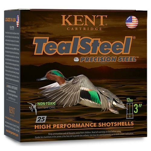 KENT TEALSTEEL 12GA 3 1 1/4OZ 5 25/10