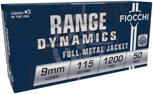 FIO RANGE 9MM 115GR MC FMJ 50/20