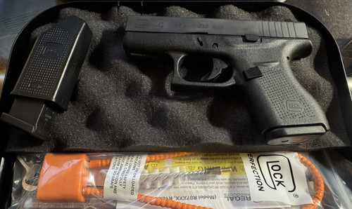 GLOCK 42 380ACP 3.25 FS 2 6RD
