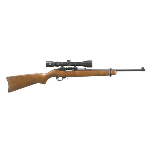Ruger 10/22 Carbine Rifle 22 LR 10rd Magazine 18.5" Barrel Hardwood w/ Scope