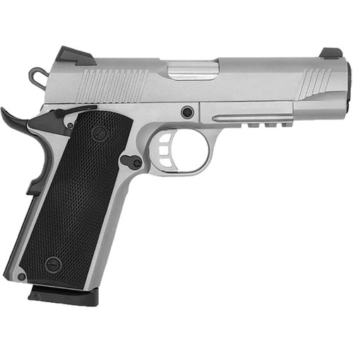 Tisas 1911 CARRY SS45R 45ACP� 4.25'' Stainless Steel 2-8rd