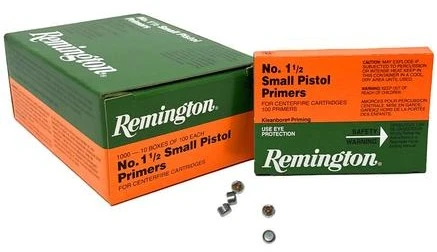 Remington Centerfire Primers-1-1/2 Small Pistol 1000/ct