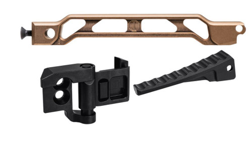 JMac Customs Tan AB-8R with Brace Adapter and JMac 1913 Folding Mech