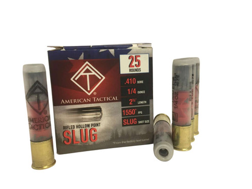 ATI 410G 2.5" SLUG 25/250RDS 1/4OZ ITALN MADE