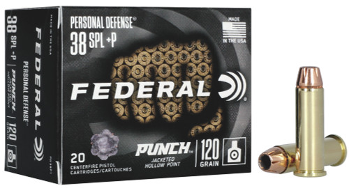 FEDERAL PD PNCH 38SPL 120G+P JHP