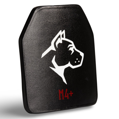GUARD DOG M4+ ADVANCED LVL 4 PLATE 10X12 SNGL CURVED CERAMIC W/ ADVANCED COATING & ANTISPALL (42262)