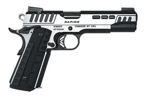 KIMBER RAPIDE SCORPIUS 45ACP PSTL 5" DLC BBL, G10 GRIP, 8RD