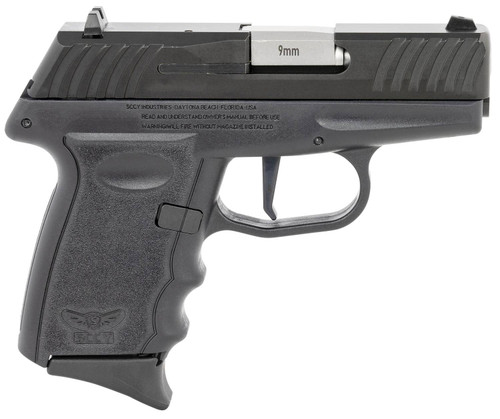 SCCY DVG1CBBKRDRD 9MM PST BL/BLK STIKER