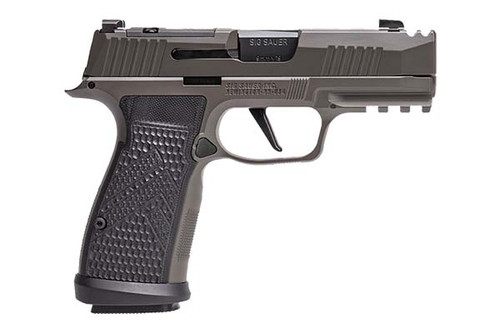 SIG P365 AXG LEGION 9MM PSTL 3.1" GRY OPTC RDY, COMP, 3-10RD MAGS