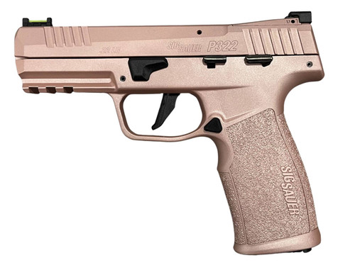 SIG SAUER P322 22LR PSTL THRD BBL, O.R. 2-20RD ROSE GOLD