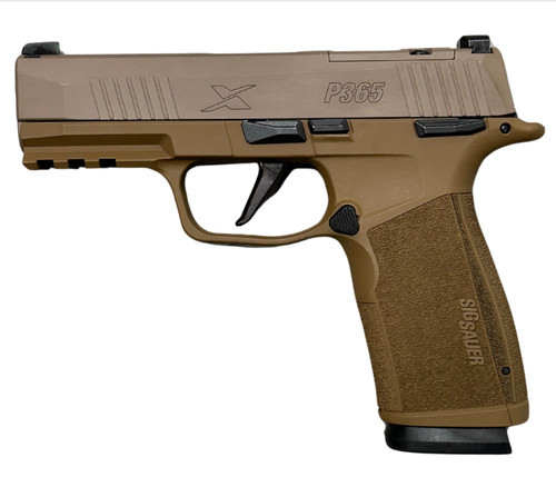 SIG SAUER P365 X-MACRO 9MM PSTL 3.7" 2-17RD M.S. OR 2 TONE TAN