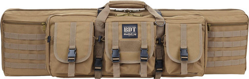 BULLDOG 36" SINGLE TACTICAL CS 3 LARGE ACCESSORY POCKETS TAN | BDT3536 T