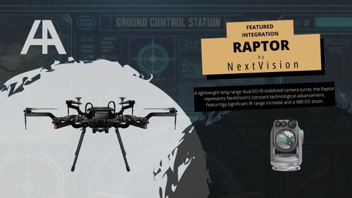ASCENT AEROSYSTEMS NEXTVISION RAPTOR | DUAL EO/IR STABILIZED CAMERA FOR SPIRIT & NX30