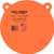 AR-MOR 10" MIL46100 STEEL GONG 7/16" THICK STEEL ORANGE ROUND