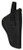 BULLDOG OWB HOLSTER W/ TB RH | PIT BULL NYLON BLACK MED REVOL | DLX14