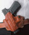 DESANTIS MINI SLIDE HOLSTER | OWB LH LEATHER SIG P365 TAN | 086TB8JZ0