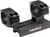 TRUGLO 1-PIECE PICATINNY RISER | SCOPE MOUNT 1"HEIGHT 1" RINGS | TG8963B