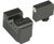 TRUGLO SIGHT SET FOR GLOCK LOW | MOS TRITIUM PRO WHT W/U-NOTCH | TG231G1MW