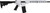 GLFA AR15 Rifles 223 WYLDE 16" NIT BBL WHITE