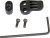 GUNTEC AR EXTENDED MAG CATCH PADDLE RELEASE BLACK