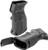 J&E AK47 ERGONOMIC OPERATOR PISTOL GRIP SINGLE GROOVE BLK