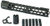 MANTICORE TRANSFORMER RAIL 13" GEN II BLACK FOR AR-15