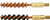OTIS BORE BRUSH 6.5MM 2-PK 1-NYLON 1-BRONZE 8-32 THREAD