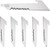 OUTDOOR EDGE 2.5" UTILITY BLDS W/SERRATIONS BLACK BLADE 6-PK