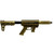 Just Right Carbine 45th/47th Trump Edition Pistol 9mm Luger 15rd Magazine(1) 6.5" Barrel Blade Brace Gold Cerakote