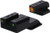 TRUGLO SIGHT SET FOR GLOCK LOW TRITIUM PRO ORANGE W/U-NOTCH