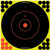 SHOOT•N•C ® SELF-ADHESIVE TARGETS 12" BULL'S-EYE, 5 PACK