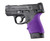Hogue HandAll Beaver Tail Grip Sleeve S&W M&P Shield Ruger LC9 Glock 26/27 Purple