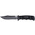 SEAL PUP FIXED KNIFE - BLACK, CLIP POINT, COMBINATION EDGE, 4.75" BLADE