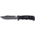 SEAL PUP FIXED KNIFE - BLACK, CLIP POINT, COMBINATION EDGE, 4.75" BLADE