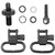Grovtec Shotgun Locking Swivel Set for Mossberg 500 20 ga Black