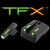 Truglo TFX Tritium/Fiber-Optic Day/Night Sights Fits Novak LoMount cut .270 Front / .450 Rear (1911 5" Government 9mm / .40 S&W) - White Outline Front