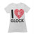 I LOVE GLOCK T-SHIRT  - WHITE, X-LARGE