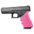 Hogue HandAll Beavertail Grip Sleeve Glock 17 Gen 1/2/5 Pink