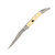 ABKT Roper Pecos Large Toothpick Knife 3-1/4" Clip Point Blade Yellow