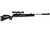 Hatsan Mod 125 Spring Sniper Combo 25 Caliber Airgun 900fps Black